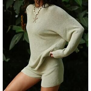 Free People Beach Malibu Knit Lightweight Sweater Size Medium